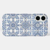 ブルーポルトガルタイル Case-Mate iPhoneケース (裏面 (横))