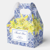 ブルーポルトガル語アズレジョイエローリリーありがとう フェイバーボックス (裏面)