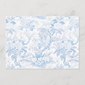 ブルーポーズチノワセリーブライダルシャワーレシピ エンクロージャーカード (裏面)