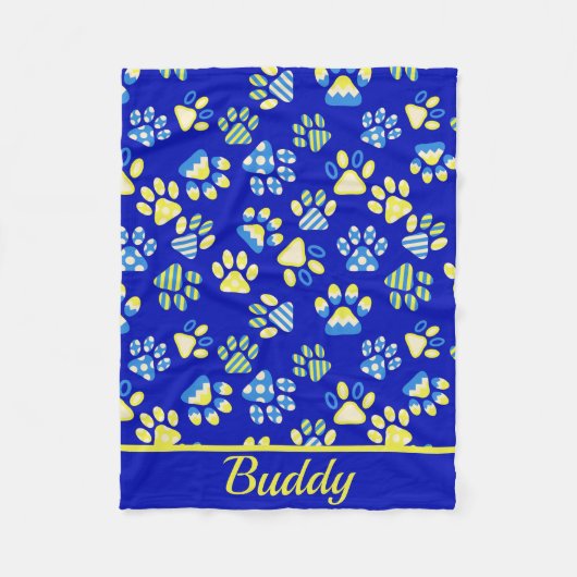 ブルーポーズペットフリースブランケット フリースブランケット (正面)