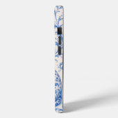 ブルーポーセリンキャット フラワー携帯ケース Case-Mate iPhoneケース (裏面 / 左)