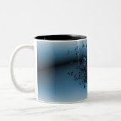 ブルーポーハートマグ ツートーンマグカップ (左)