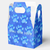 ブルーポープリントカスタム水彩カスタム文字 フェイバーボックス (オープン)