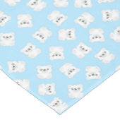 ブルーポーラーベアーバースデーパーティー テーブルクロス (アングル)