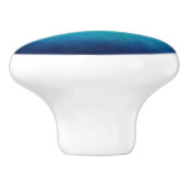 ブルーマかわいらしダラ抽象芸術 セラミックノブ (側面)