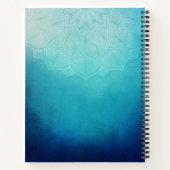 ブルーマかわいらしダラ抽象芸術 ノートブック (裏面)