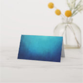 ブルーマかわいらしダラ抽象芸術 プレイスカード (裏面)