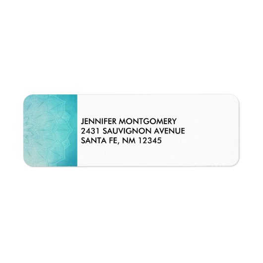 ブルーマかわいらしダラ抽象芸術 ラベル (正面)