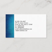 ブルーマかわいらしダラ抽象芸術 名刺 (裏面)