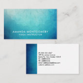 ブルーマかわいらしダラ抽象芸術 名刺 (正面/裏面)