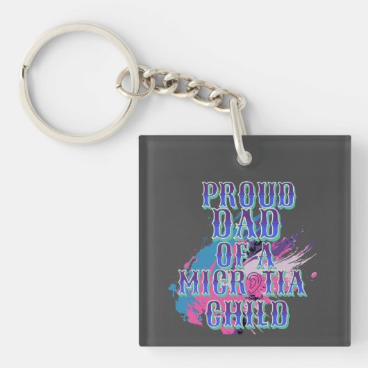 ブルーマイクロティアの日 キーホルダー (正面)