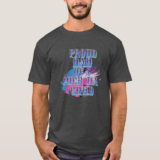 ブルーマイクロティア母と日 Tシャツ (正面)