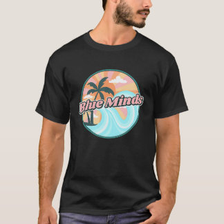 ブルーマインドライフアパレル、メンタルヘルスのためのブルーマインドH Tシャツ