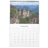 ブルーマウンテンオーストラリア カレンダー (1月 2026)