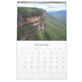 ブルーマウンテンオーストラリア カレンダー (2月 2026)