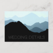 ブルーマウンテンシリーズ, ラスティックウェディングの詳細 エンクロージャーカード (正面)