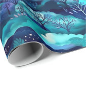 ブルーマウンテンズアンドツリーデザイン ラッピングペーパー (ロールコーナー)