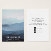 ブルーマウンテンズイヤリングディスプレイカード (正面&裏面)