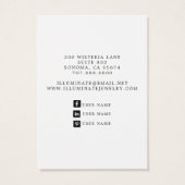 ブルーマウンテンズイヤリングディスプレイカード (裏面)