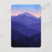 ブルーマウンテンズウェディング エンクロージャーカード (裏面)