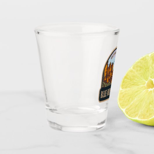 ブルーマウンテンズナショナルパークオーストラリアヴィンテージ ショットグラス (左)