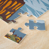 ブルーマウンテンズナショナルパークオーストラリアヴィンテージ ジグソーパズル (側面)