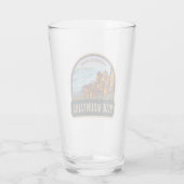 ブルーマウンテンズナショナルパークオーストラリアヴィンテージ タンブラーグラス (裏面)