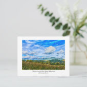 ブルーマウンテンズノースグルジア絵を描ウォーター ポストカード (スタンド正面)