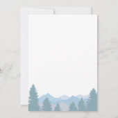 ブルーマウンテンズフォレストブライダルシャワー招待 招待状 (裏面)