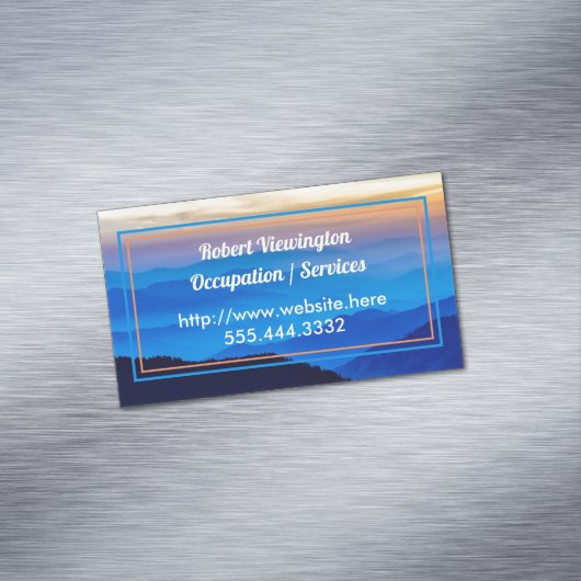 ブルーマウンテンズプロフェッショナルサービス マグネット名刺 (インサイチュ)