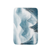 ブルーマウンテンズランドスケー絵画ズチノワリー バスマット (正面縦)