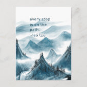 ブルーマウンテンズ絵画ランドスケーインスパイアズ引用文 ポストカード (正面)