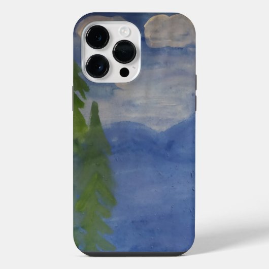 ブルーマウンテンズ iPhoneケース (裏面)