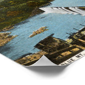 ブルーマウンテンダムハンブルクPAシュイルキル ポスター (角)