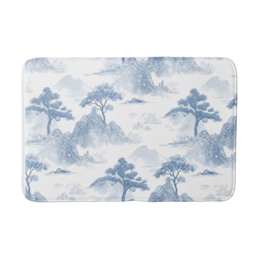 ブルーマウンテンバスルーム敷物 バスマット (正面)