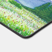 ブルーマウンテンバレーワイルドフラワーウォーター色 デスクマット (コーナー)