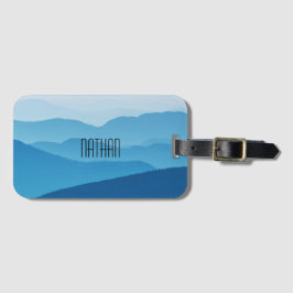 ブルーマウンテンパーソナライズされたズ ラゲッジタグ