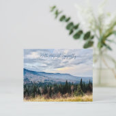 ブルーマウンテンビュー 深い哀悼 ポストカード (スタンド正面)