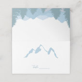 ブルーマウンテンピークテントプレースカード プレイスカード (外部開封)