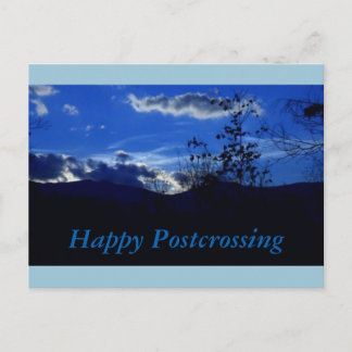 ブルーマウンテンポストクロッシングポストカード ポストカード