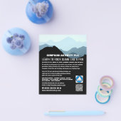 ブルーマウンテンランドスケープ,ハイキング&登山広告 チラシ (シングル)