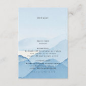 ブルーマウンテンレンジデスティネーションウェディング詳細 エンクロージャーカード (正面)