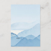 ブルーマウンテンレンジデスティネーションウェディング詳細 エンクロージャーカード (裏面)