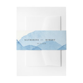 ブルーマウンテンレンジランドスケープ結婚ズ 招待状ベリーバンド