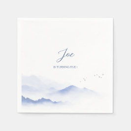 ブルーマウンテン男女兼用ズ誕生日 スタンダードカクテルナプキン