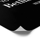 ブルーマウンテン素朴結婚レンジ ポスター (角)