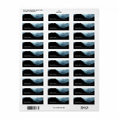 ブルーマウンテン素朴結婚レンジ ラベル (フルシート)