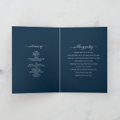 ブルーマウンテン結婚ズパインのサービスの順序 プログラム (内部)