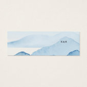 ブルーマウンテン結婚レンジのウェブサイトカード (裏面)