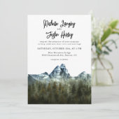 ブルーマウンテン結婚式招待状 招待状 (スタンド正面)